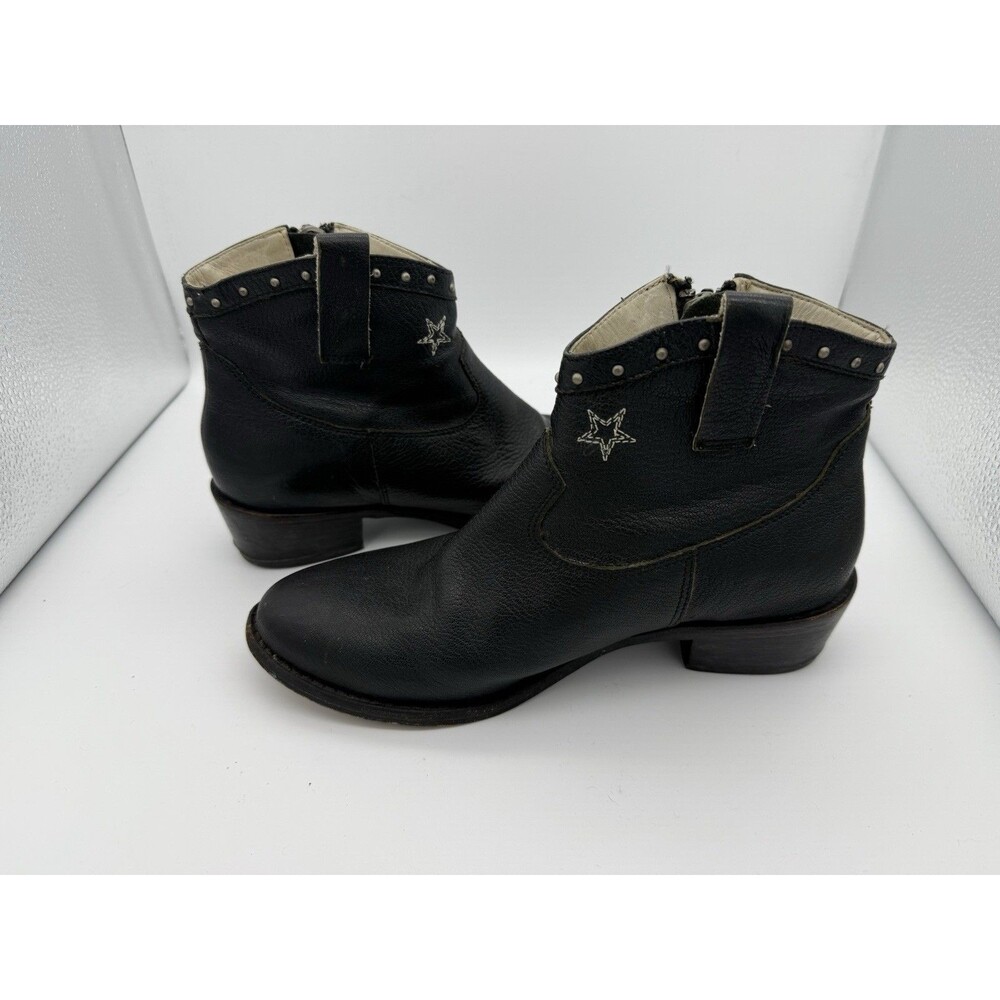 Mr. Wolf Ankle Boots Womens 7.5 Leather Bootie Cowboy Western Country Festival